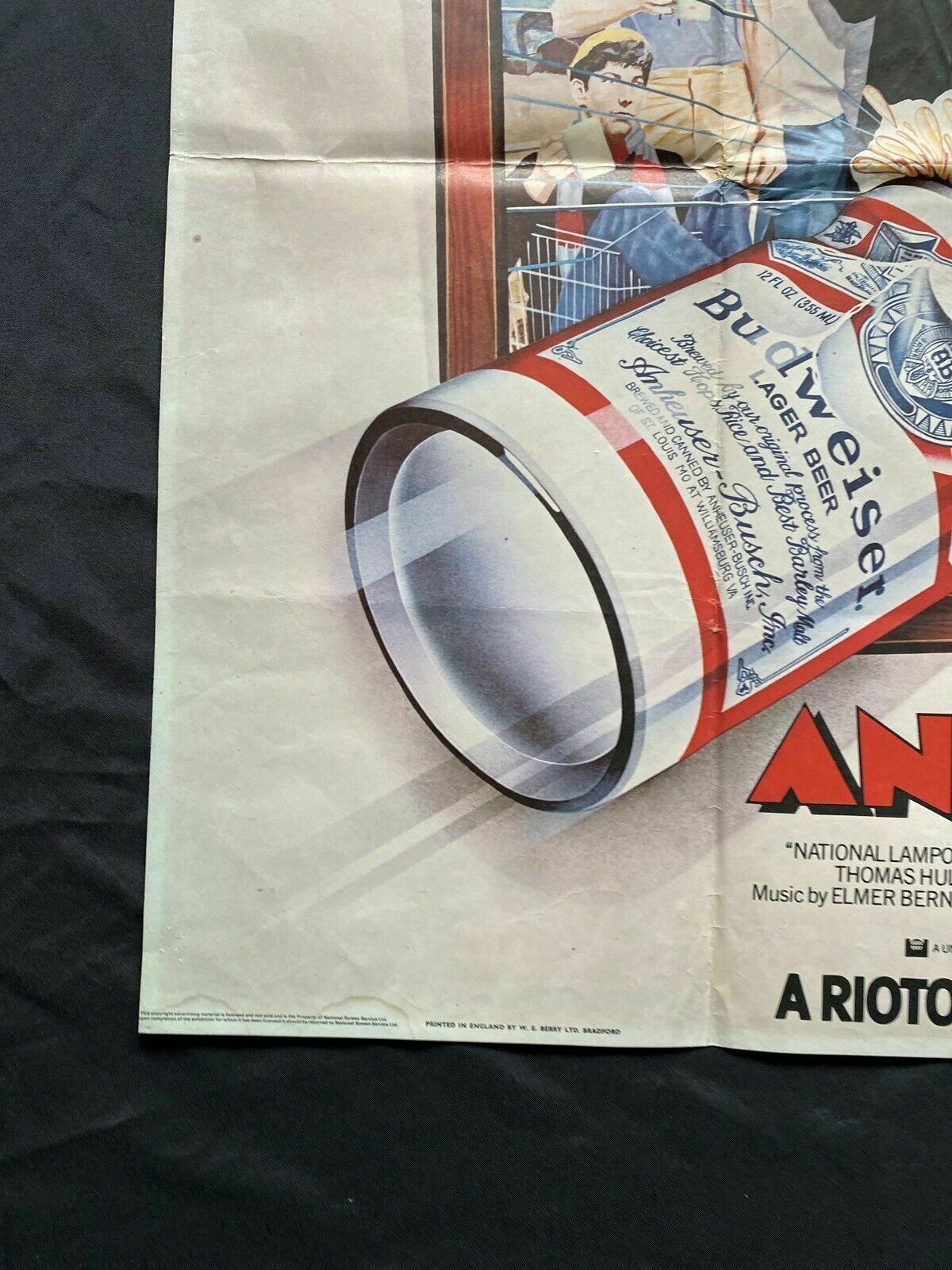 ORIGINAL UK QUAD POSTER - Animal House - 1981 - 27.5" x 39" - (6528)