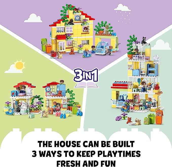 LEGO DUPLO - 3 in 1 Family House - 10994