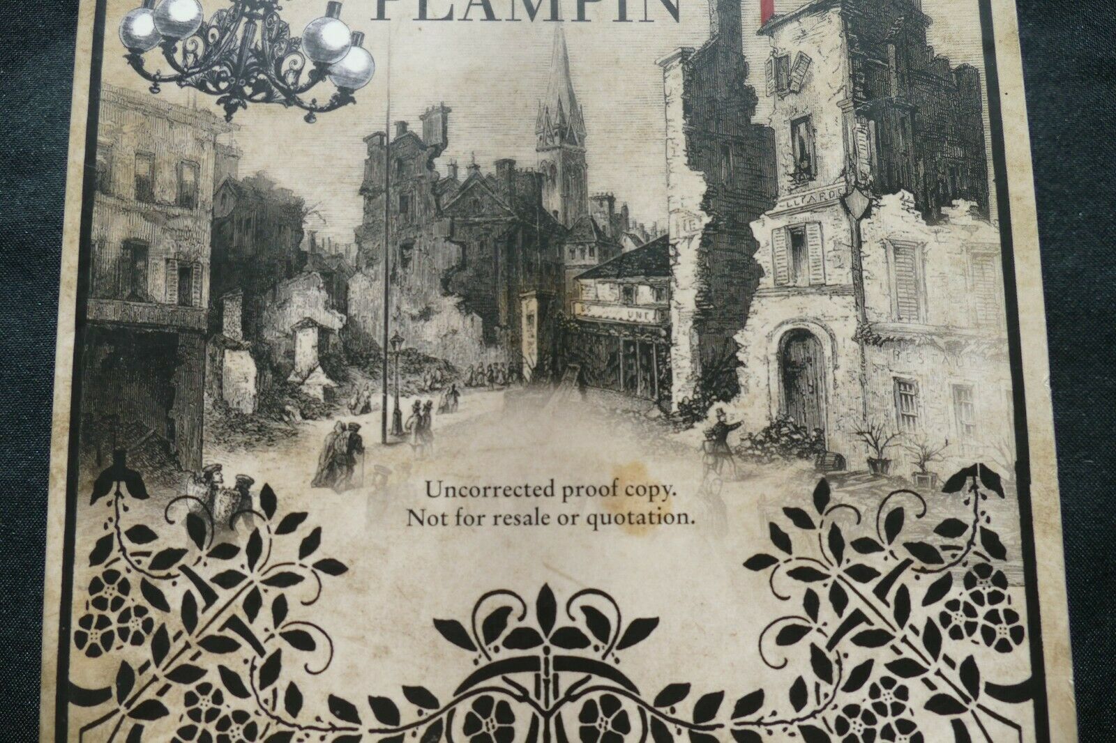 BOOK - ILLUMINATION - Matthew Plampin - UNCORRECTED PROOF COPY - (8724)
