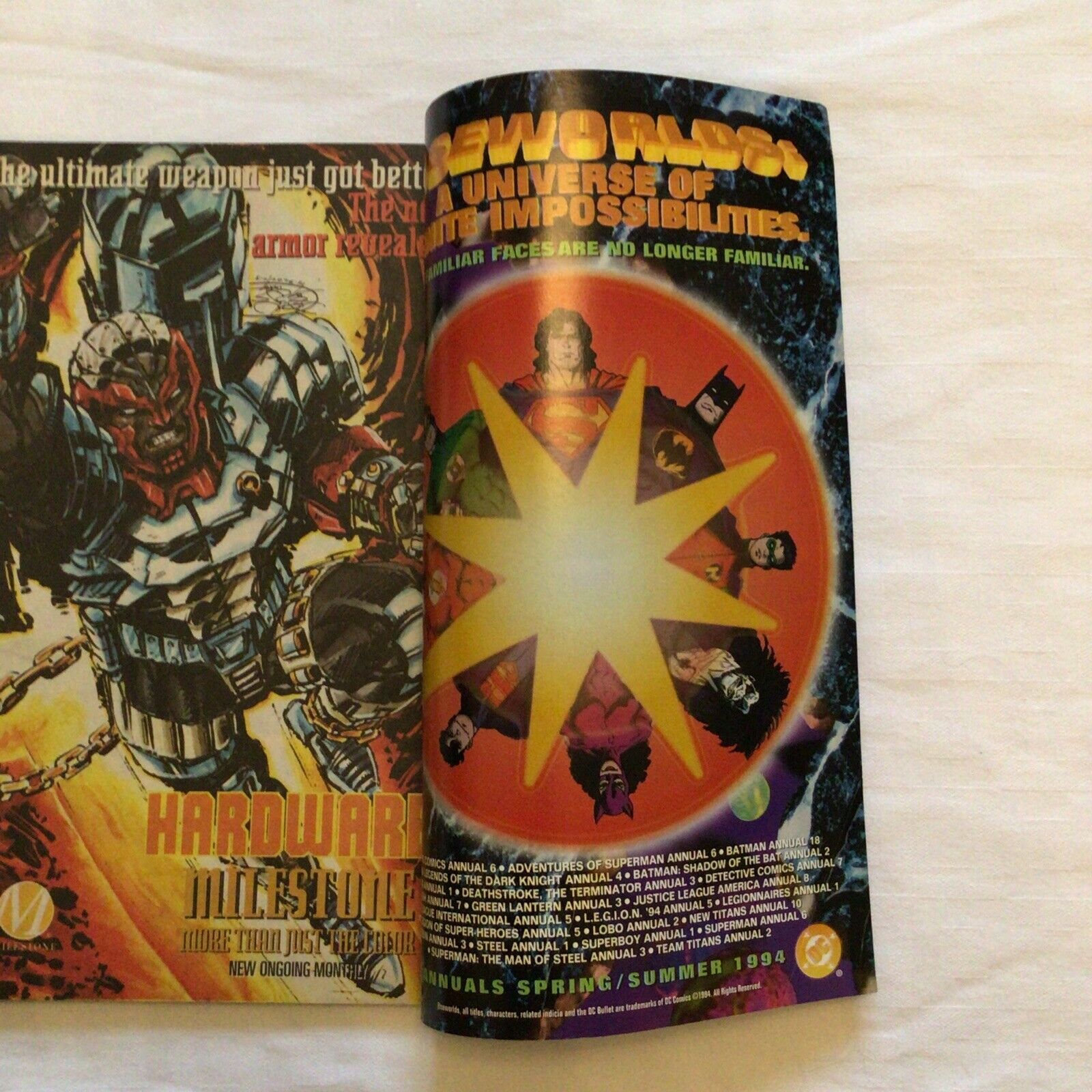 COMIC - DC Comics SUPERMAN The Man of Steel  ANNUAL 1994 - New York (8878)