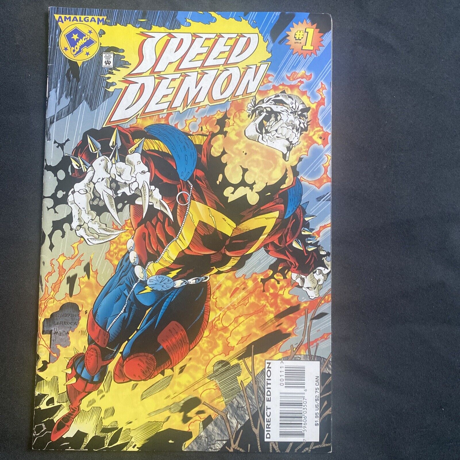 COMIC  - AMALGAM Comics - SPEED DEMON #1 - April 1996 - (8751)