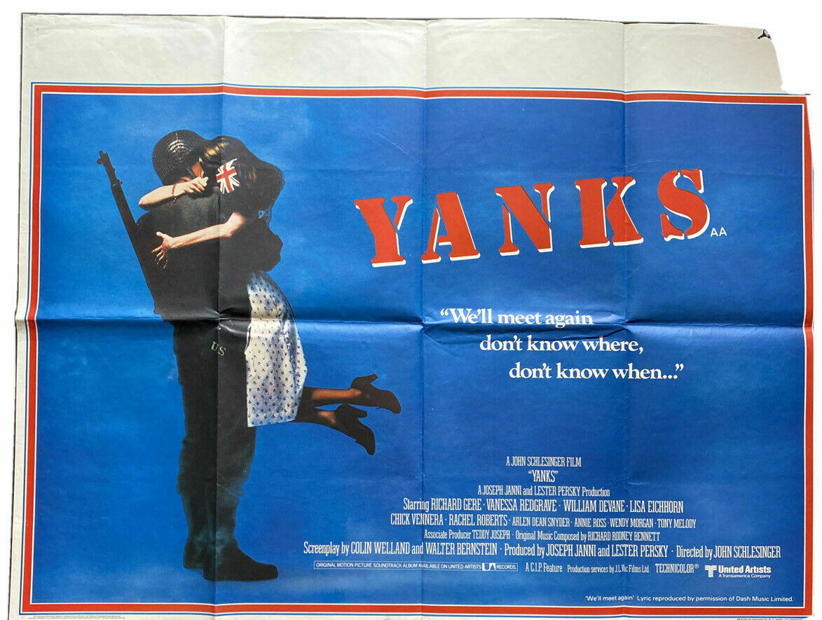 ORIGINAL UK QUAD POSTER - Yanks - 1979 - 30" x 40" - (6581)