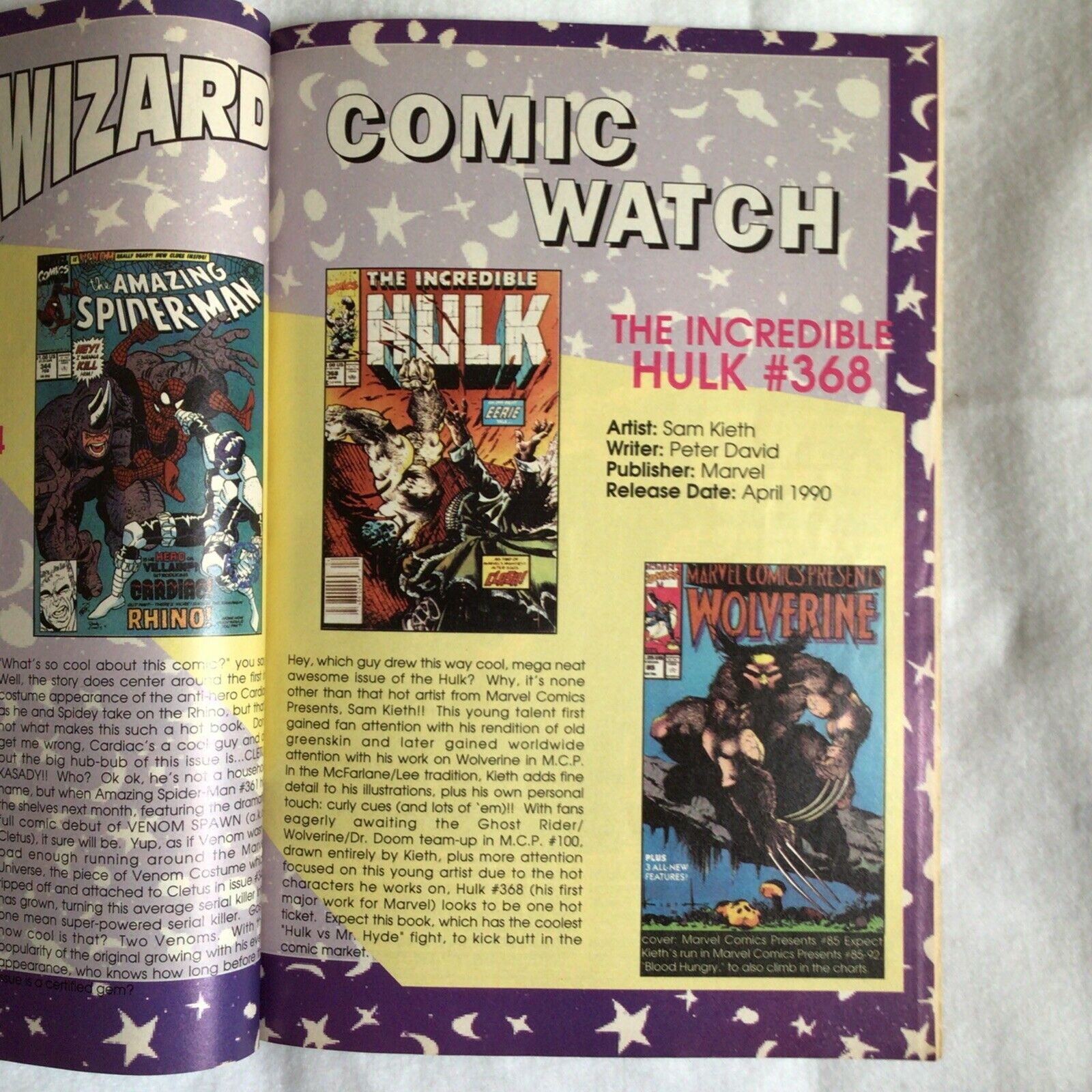 WIZARD Comic Collectors book and price guide No 6 February 1992 - (8898)