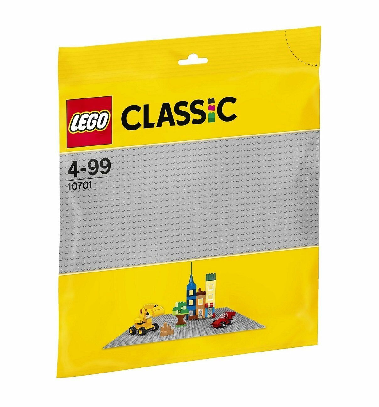 LEGO Classic - Baseplate Grey - 38cm Square - 48 x 48 knobs - 11024