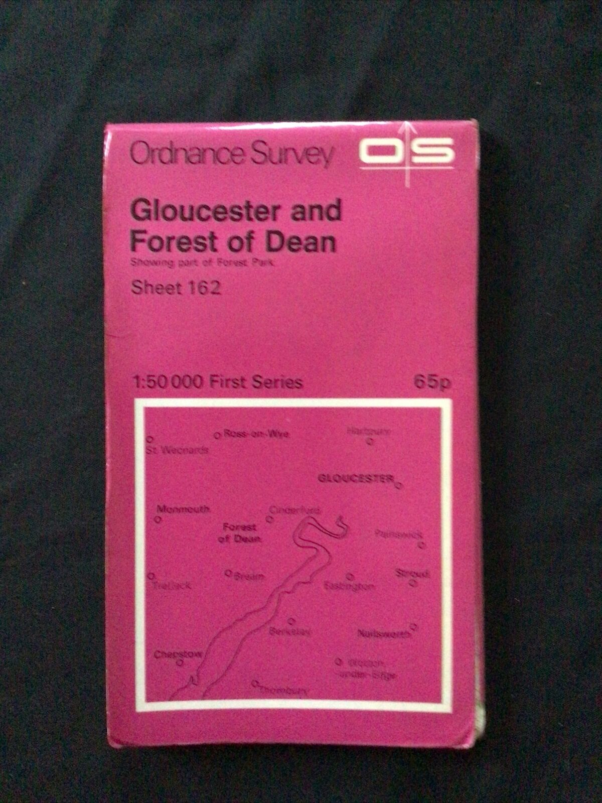 MAP - Ordnance Survey 1:50 1st Ser 1974 Gloucester & Forest of Dean #162 (8713