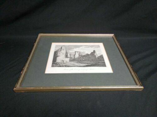 J. Skene R. Scott 1807 Original Engraving Ruins of Earl of Orkney's palace (7011