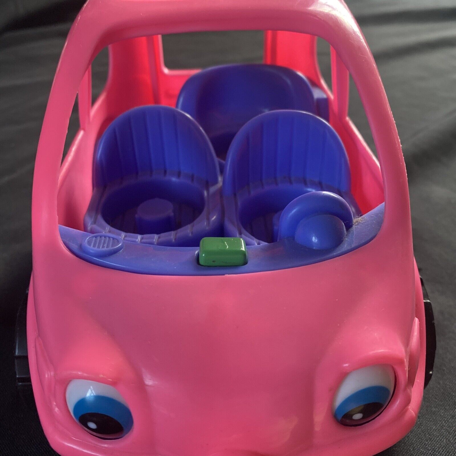 Fisher Price vintage toy 2002 Pink car and Little People - 9409