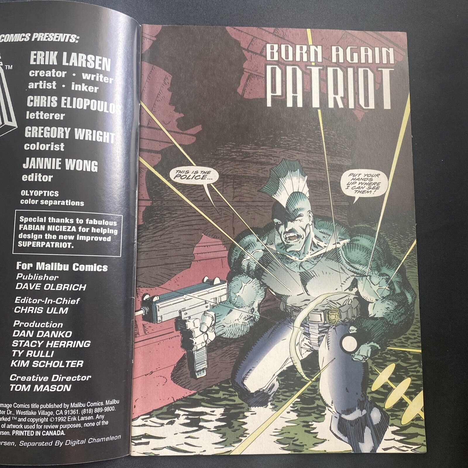 COMIC  - IMAGE Comics - THE SAVAGE DRAGON Oct 1992 #2 Erik Larson - (8760)