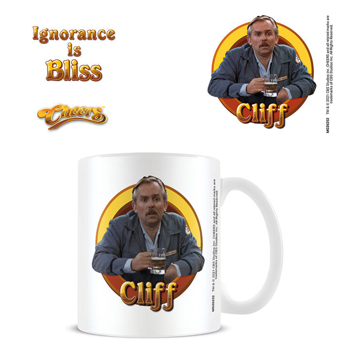 MUG Boxed Ceramic - TV - CHEERS Cliff Ignorance
