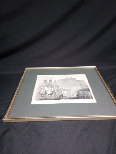 James Fittler Aft. John Claude Nattes 1804 engraving Edinburgh Castle (7003)