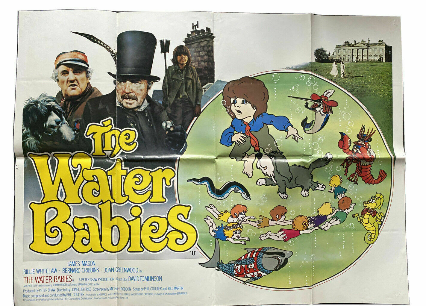 ORIGINAL UK QUAD POSTER - Waterbabies - 1978 - 30" x 40" - (6562)