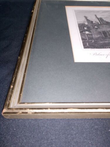 J. Skene R. Scott 1807 Engraving Palace of Orkney & St. Magnus Kirkwall (7012)