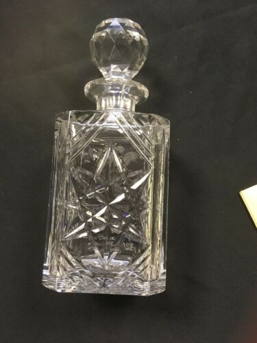 Edinburgh Crystal Commemorative decanter Charles & Diana 377/1000 cert - (7365)