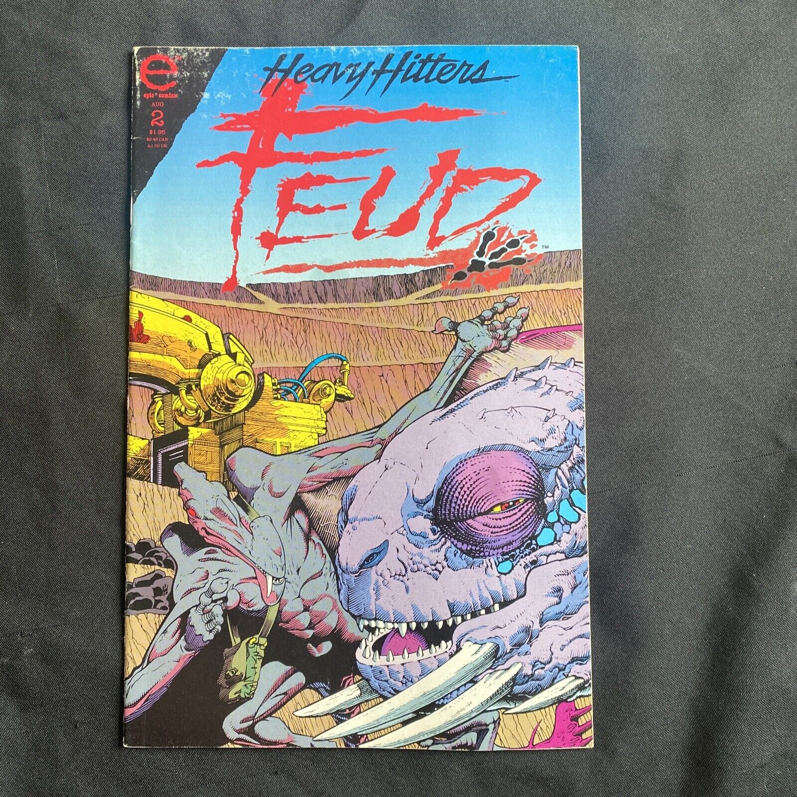 COMIC - EPIC Comics - Heavy Hitters FEUD - Aug 1993 - (8778)