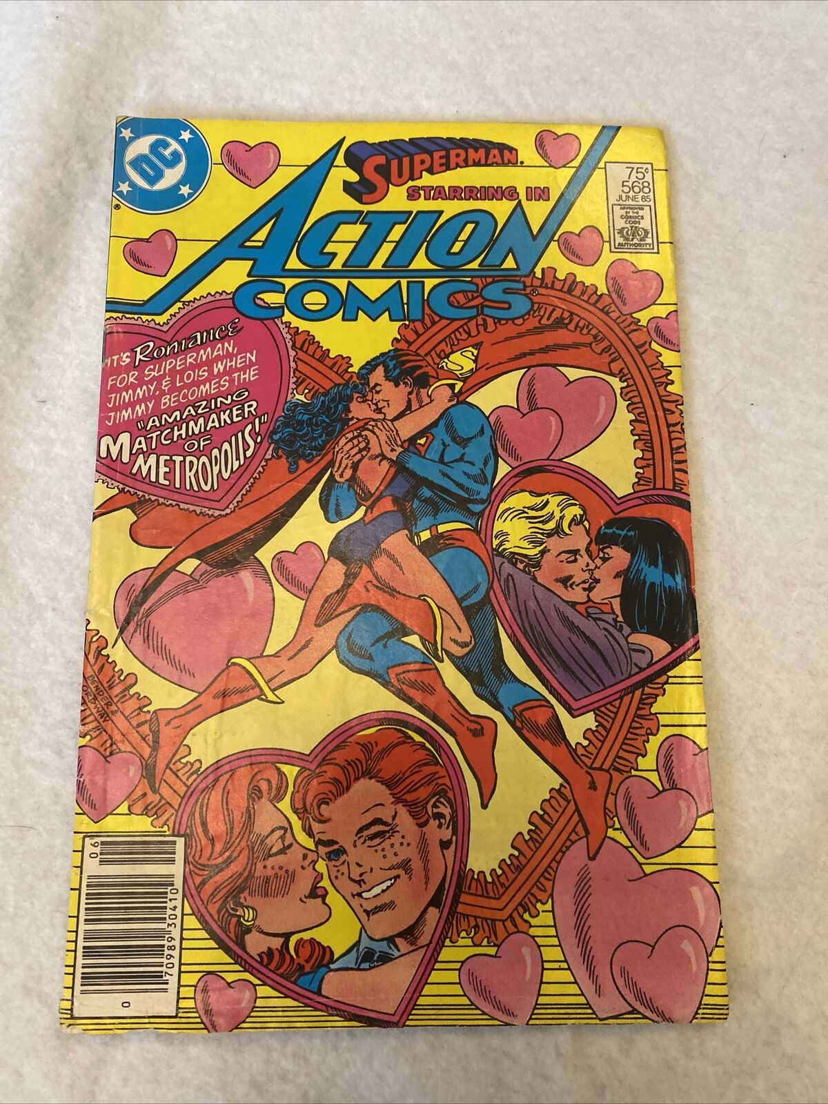 COMIC - DC Comics ACTION COMICS Superman & NOVA Woman in love! Jun 1985 (8835)