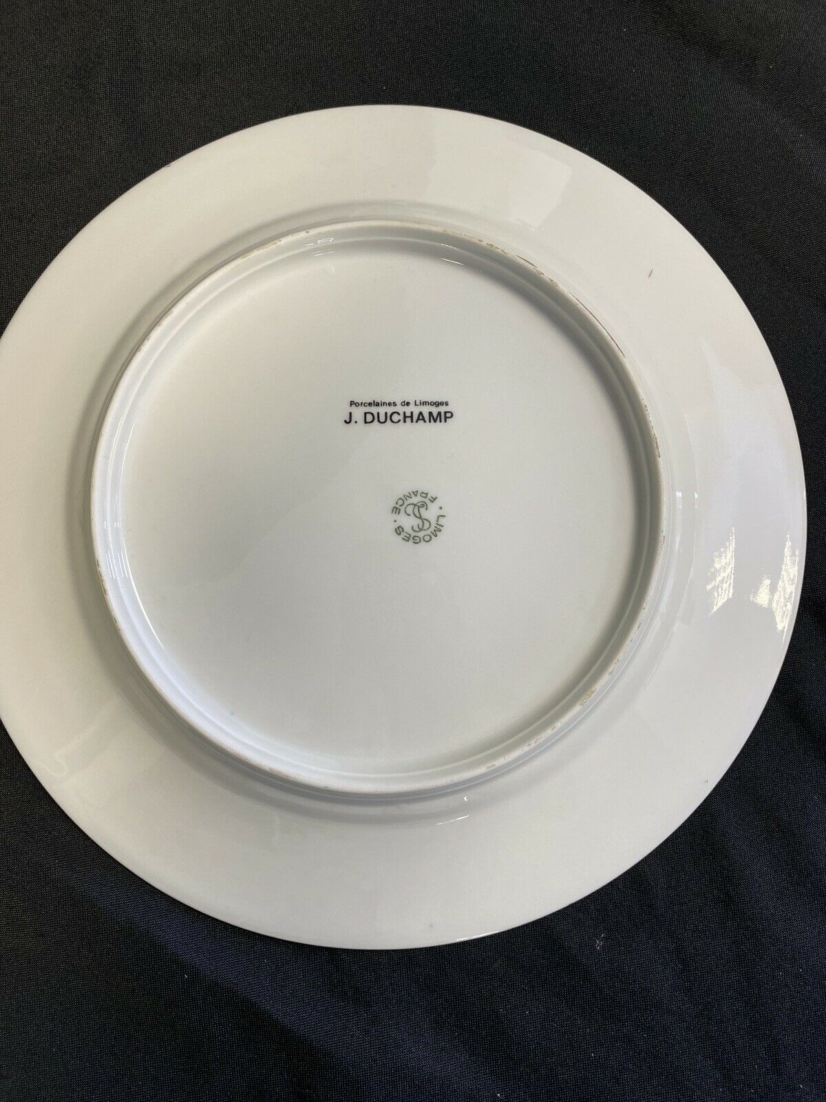 Limoges - Porcelains of Limoges Plate marked J DUCHAMP - 8" - (7135)
