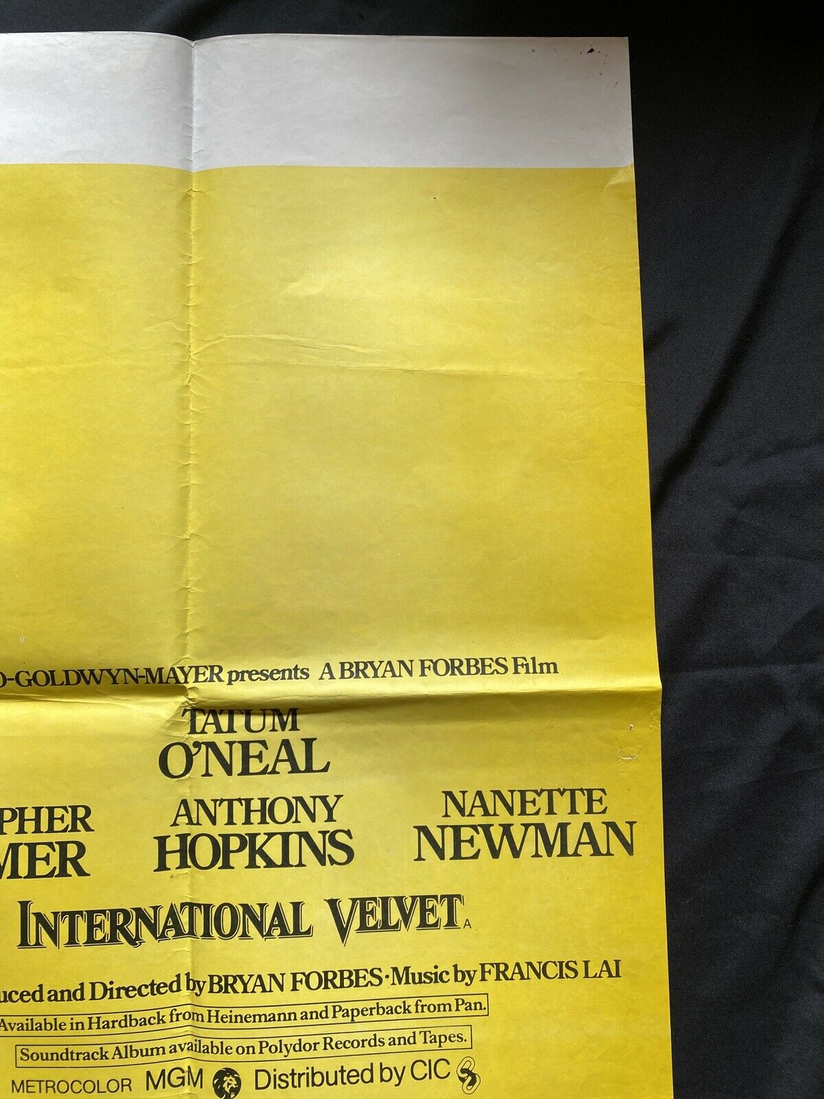 ORIGINAL UK QUAD POSTER - International Velvet - 1978 - 30" x 40" - (6583)