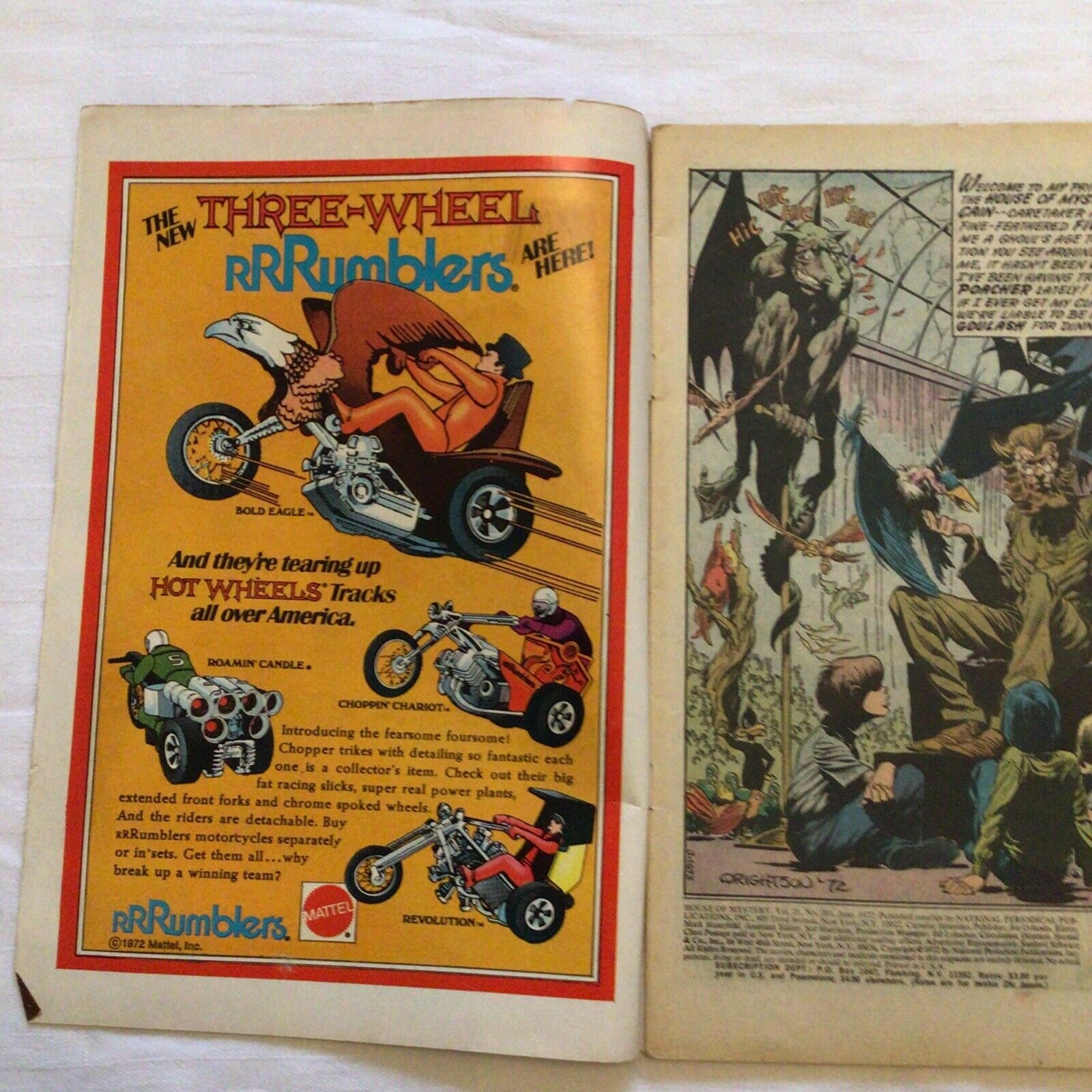 COMIC - DC Comics  The HOUSE OF MYSTERY Do you dare enter? - Jun 1972 (8873)