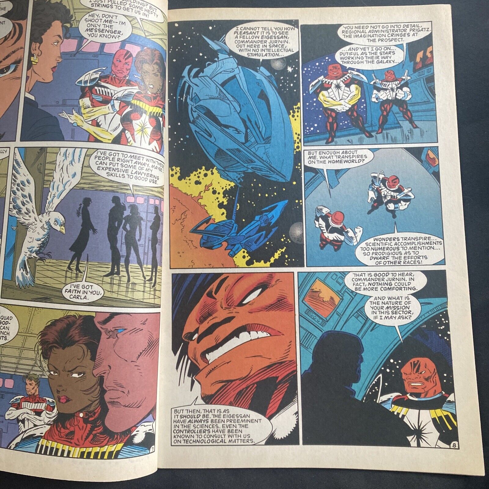 COMIC - DC Comics DARKSTARS Abduction of John Flint - Oct 1993  - USA - (8819)