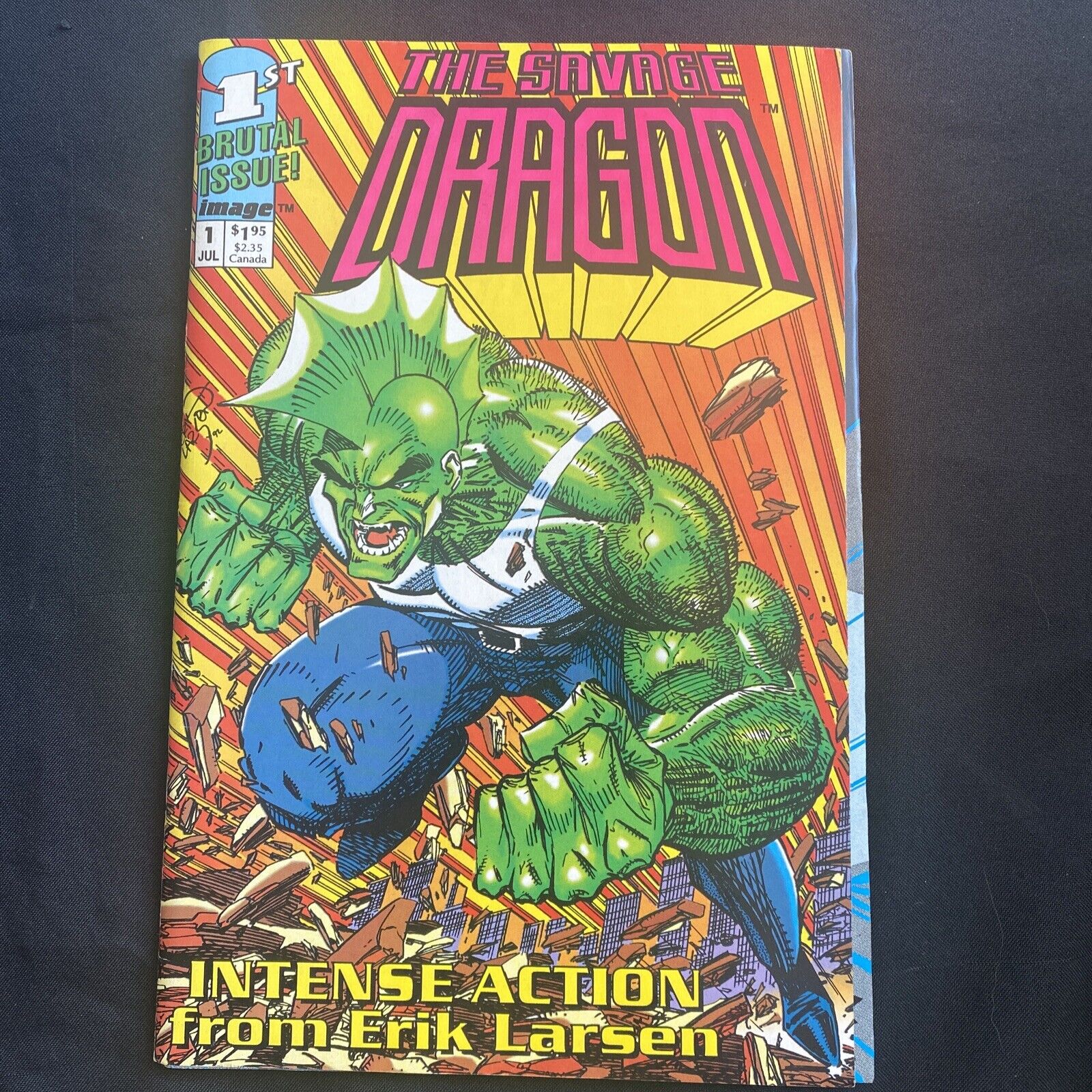 COMIC  - IMAGE Comics - THE SAVAGE DRAGON July 1992 #1 Erik Larson - (8759)