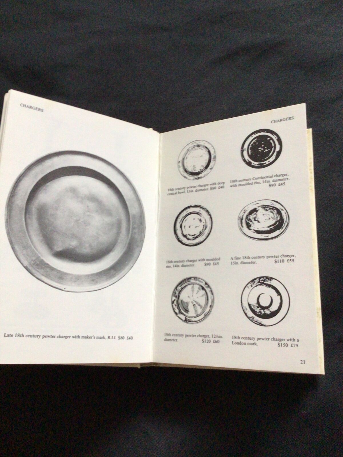 BOOK - Lyle pocket Antiques & Their Values 1978 - PEWTER - (8579)