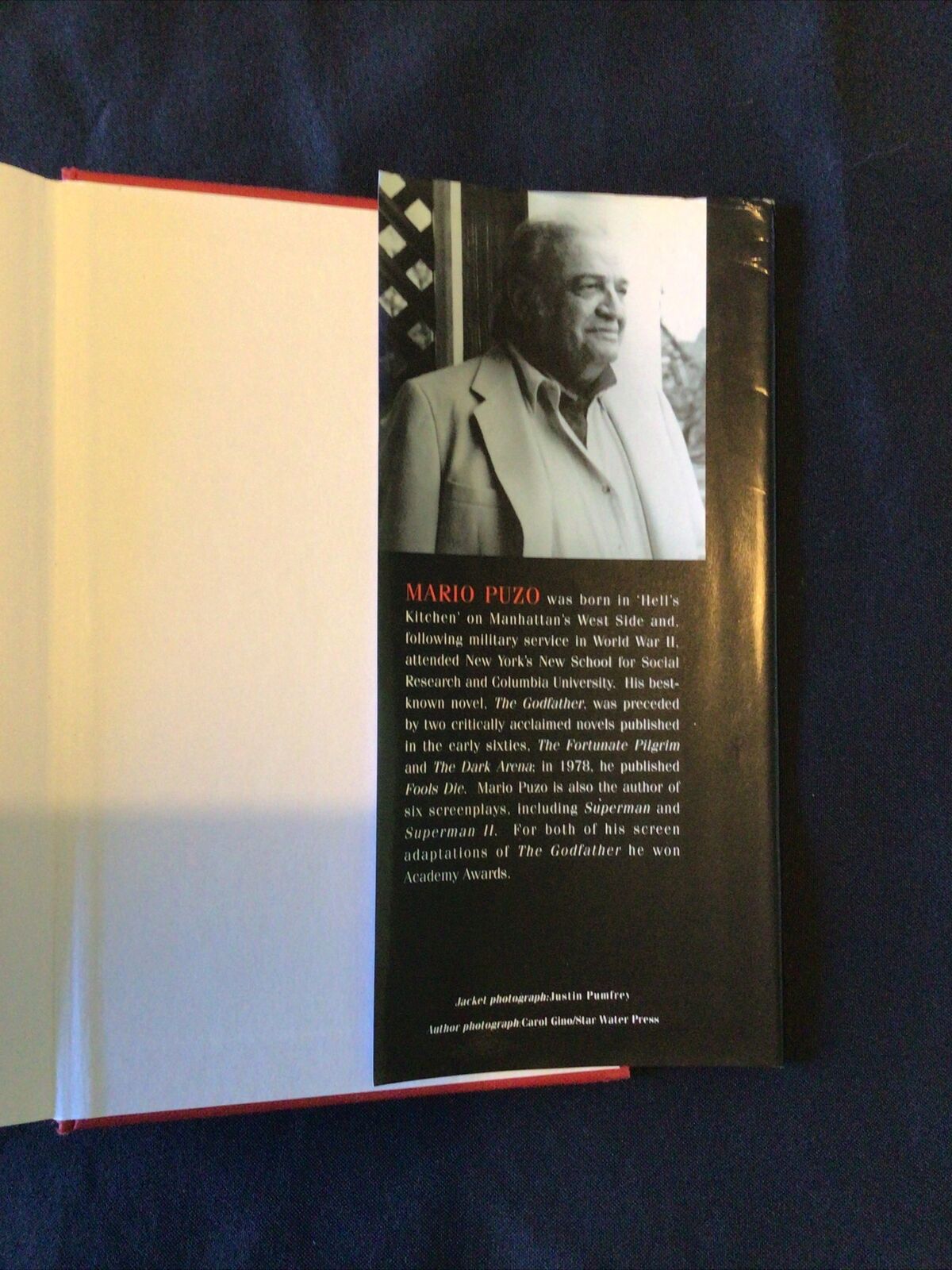 BOOK - THE LAST DON - Mario Puzo - Hardback 1996 - (8658)