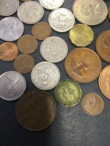 English Coins Crown Penny Three Penny  Shilling x  31- 1918 onwards (2839)