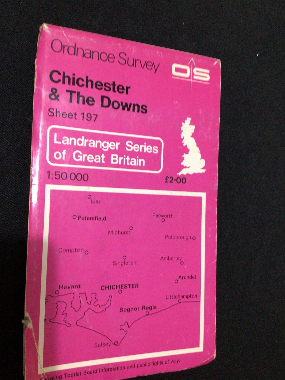 MAP - Ordnance Survey 1:50 2nd Series 1980 -Chichester & The Downs #197 (8672)