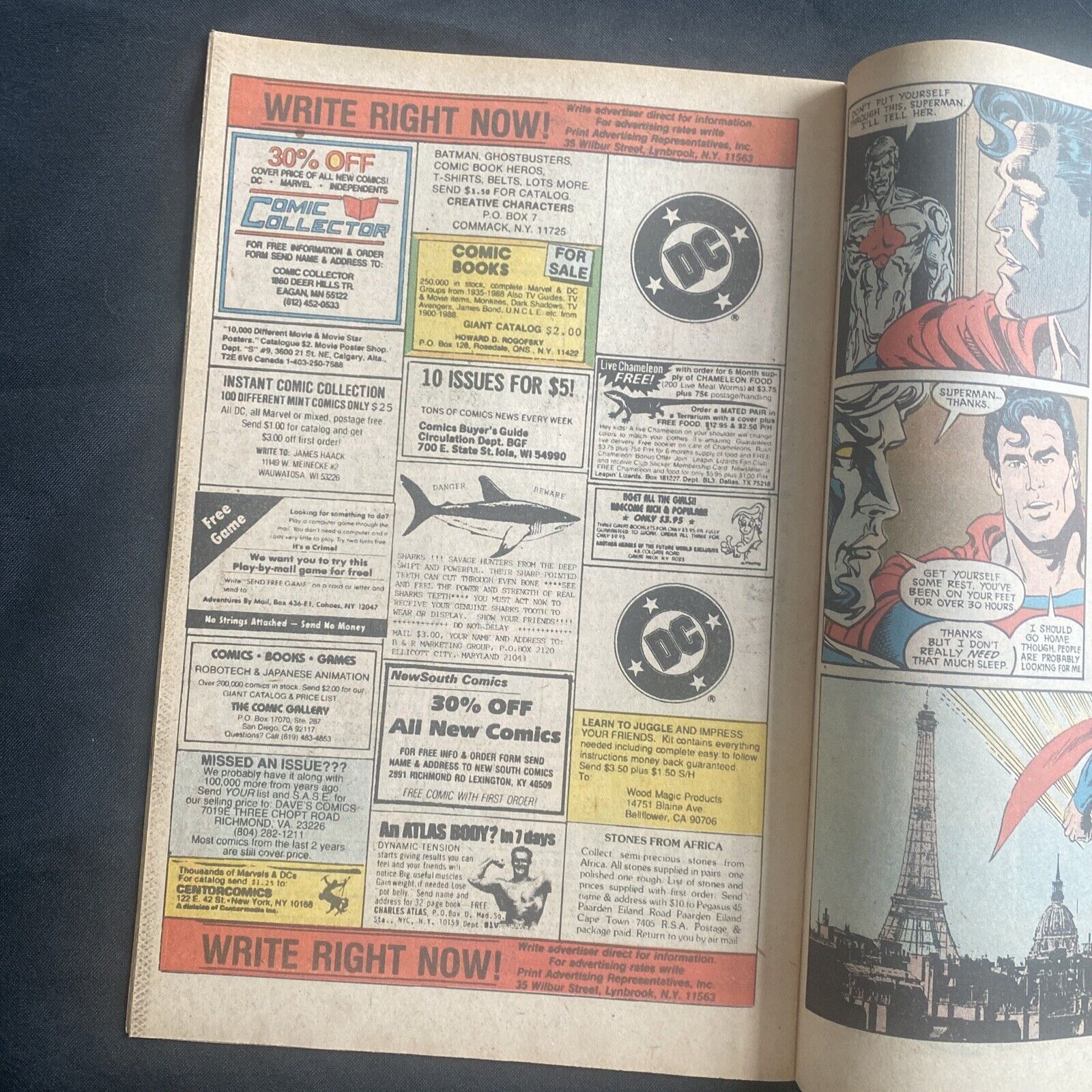 COMIC - DC Comics Justice League EUROPE - Dec 1989 - Superman - (8789)