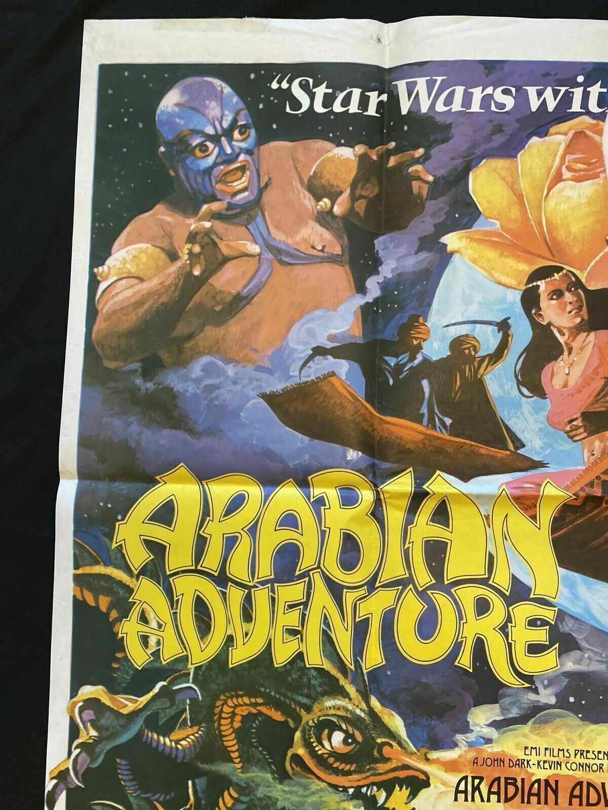 ORIGINAL UK QUAD POSTER - Arabian Adventures - 1979 30" x 40" - (6542)