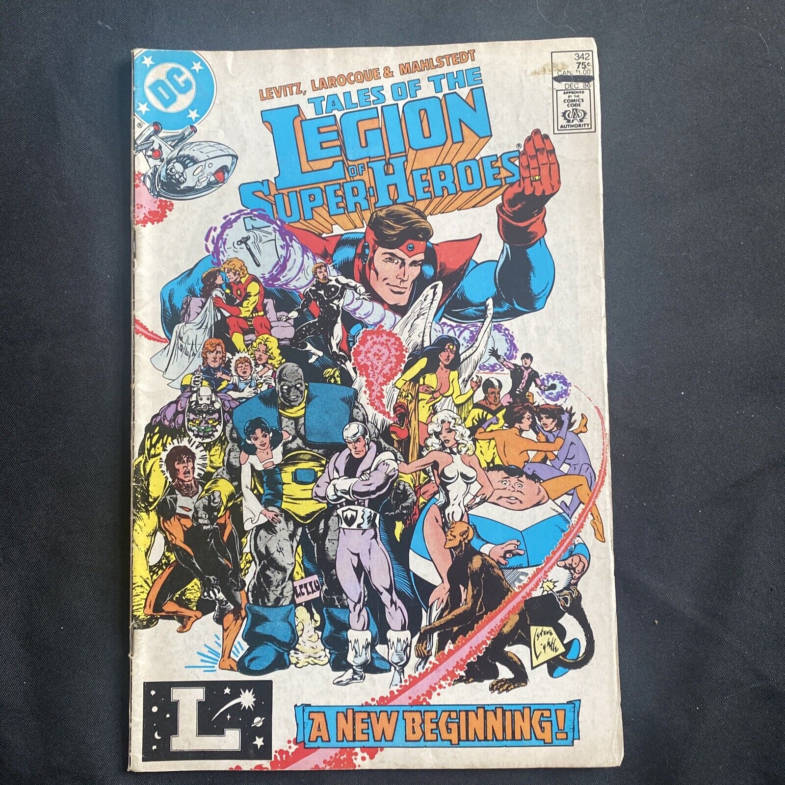 COMIC - DC Comics Tales of The LEGION of Super Heroes  - Dec 1986 (8810