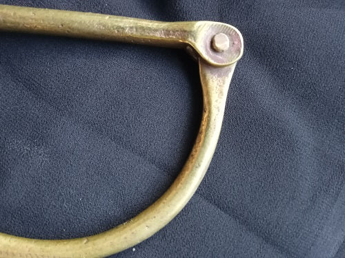 British Military WWII Kit Bag Lock 1942-45 Solid Brass excellent condition (8280