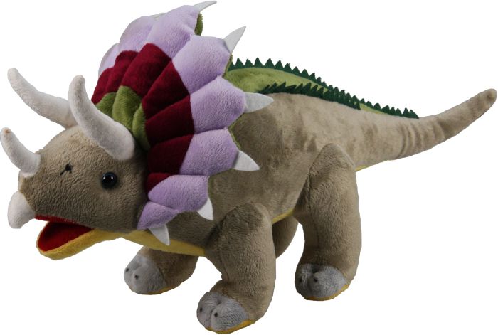 Dinosaur - Cuddly soft 12" Triceratops - Plush Jurassic fun Age 3+