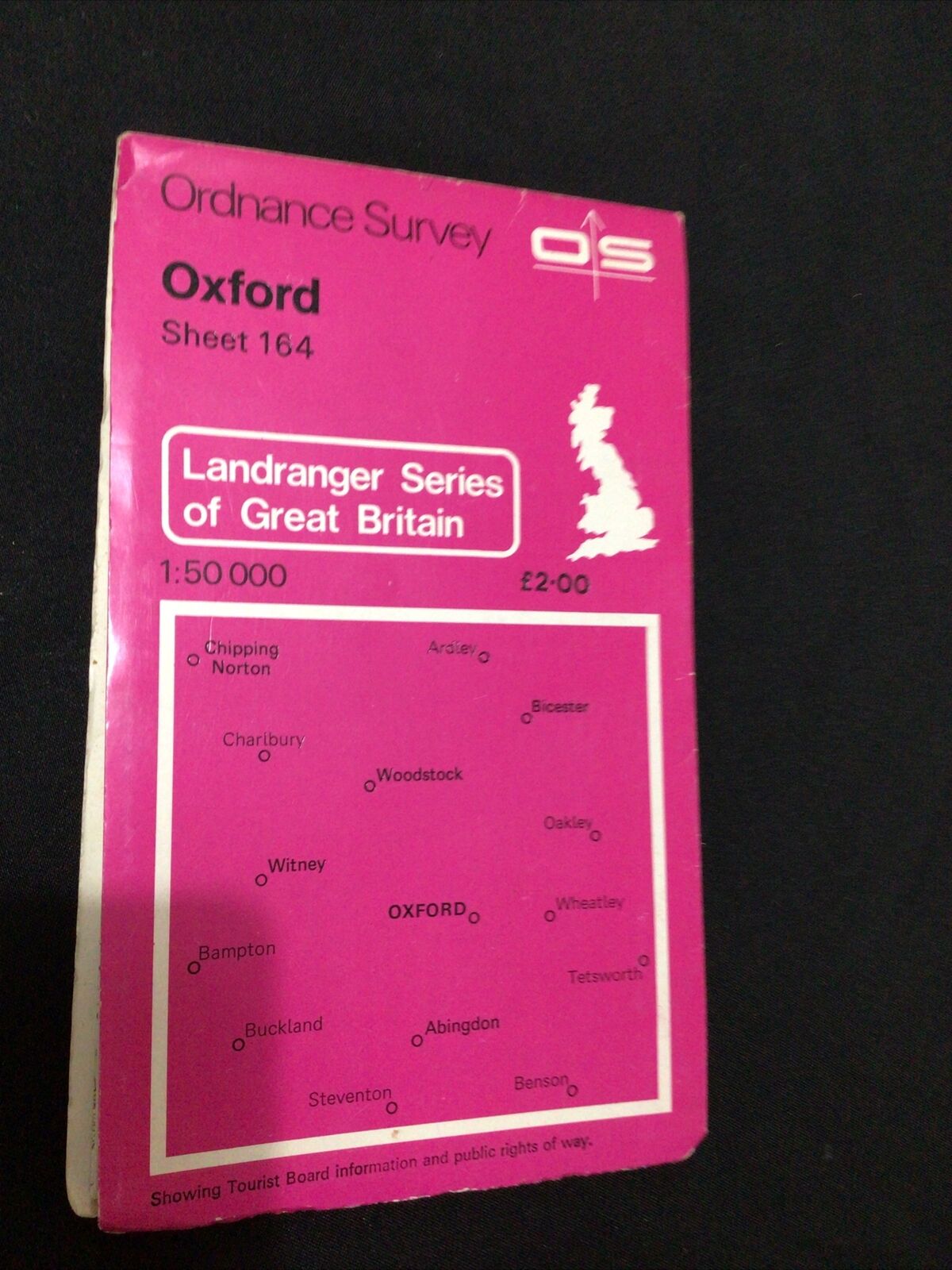 MAP - Ordnance Survey 1:50 2nd Series 1980 -Oxford #164 (8673)