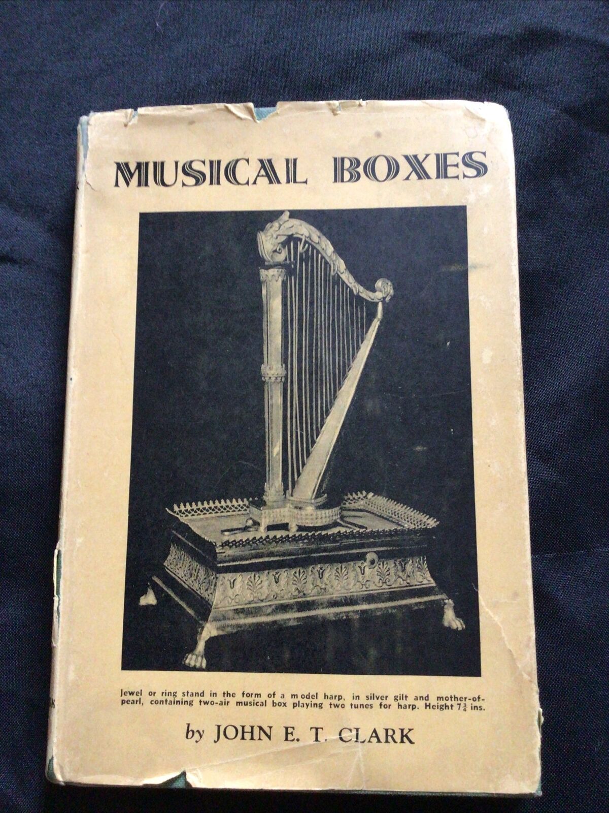 BOOK - MUSICAL BOXES - John Clark - 1940's - (8599)