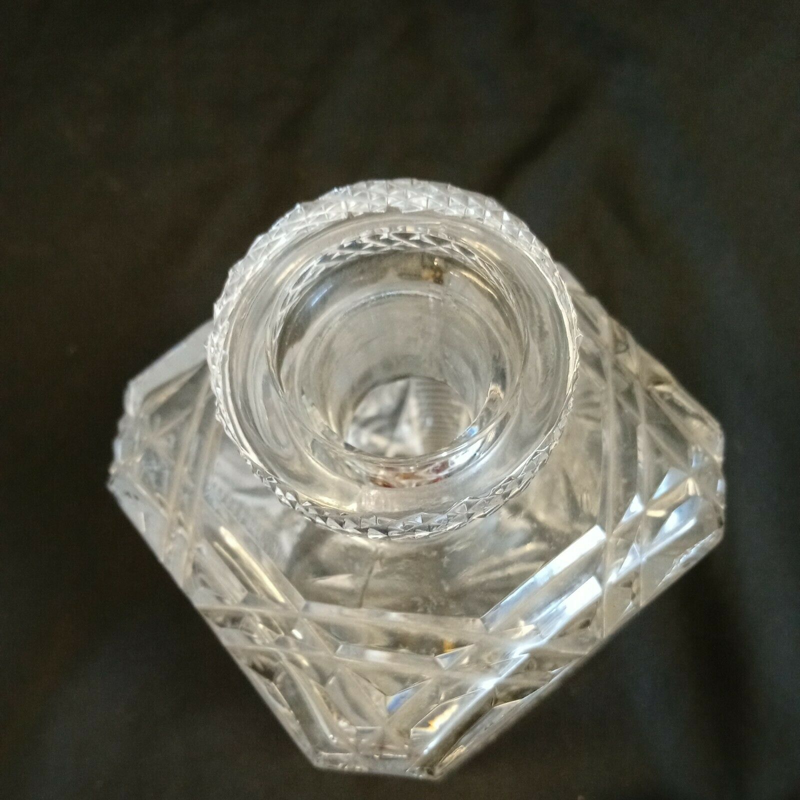 Brierglass Lead Crystal Decanter 24cm high no damage - (8111)