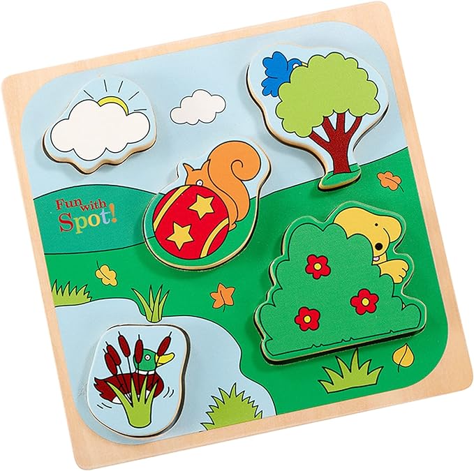 Fun With Spot The Dog Wooden shape puzzle by Rainbow Designs