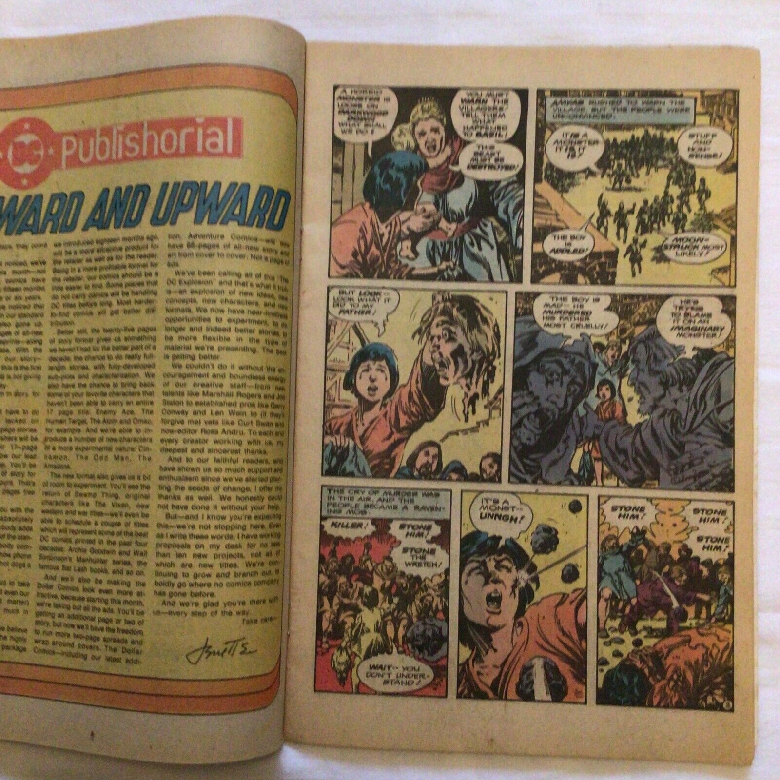 COMIC - DC Comics MYSTERY 4 Sinister shockers - Sep 1978 - New York - (8868)