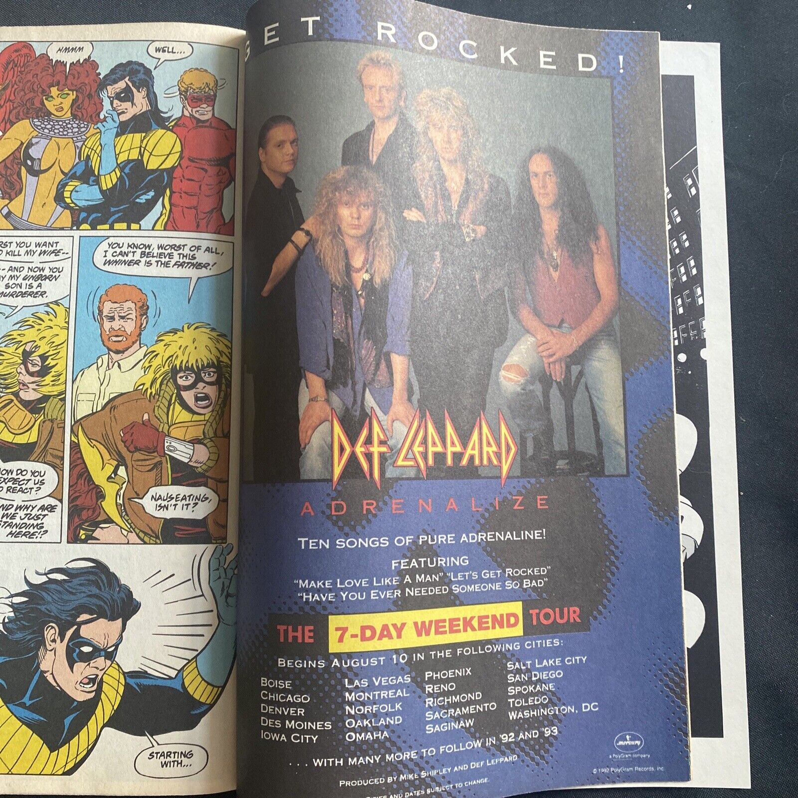 COMIC - DC Comics Tales of TEAM TITANS - Sep 1992 - High Voltage - (8814)