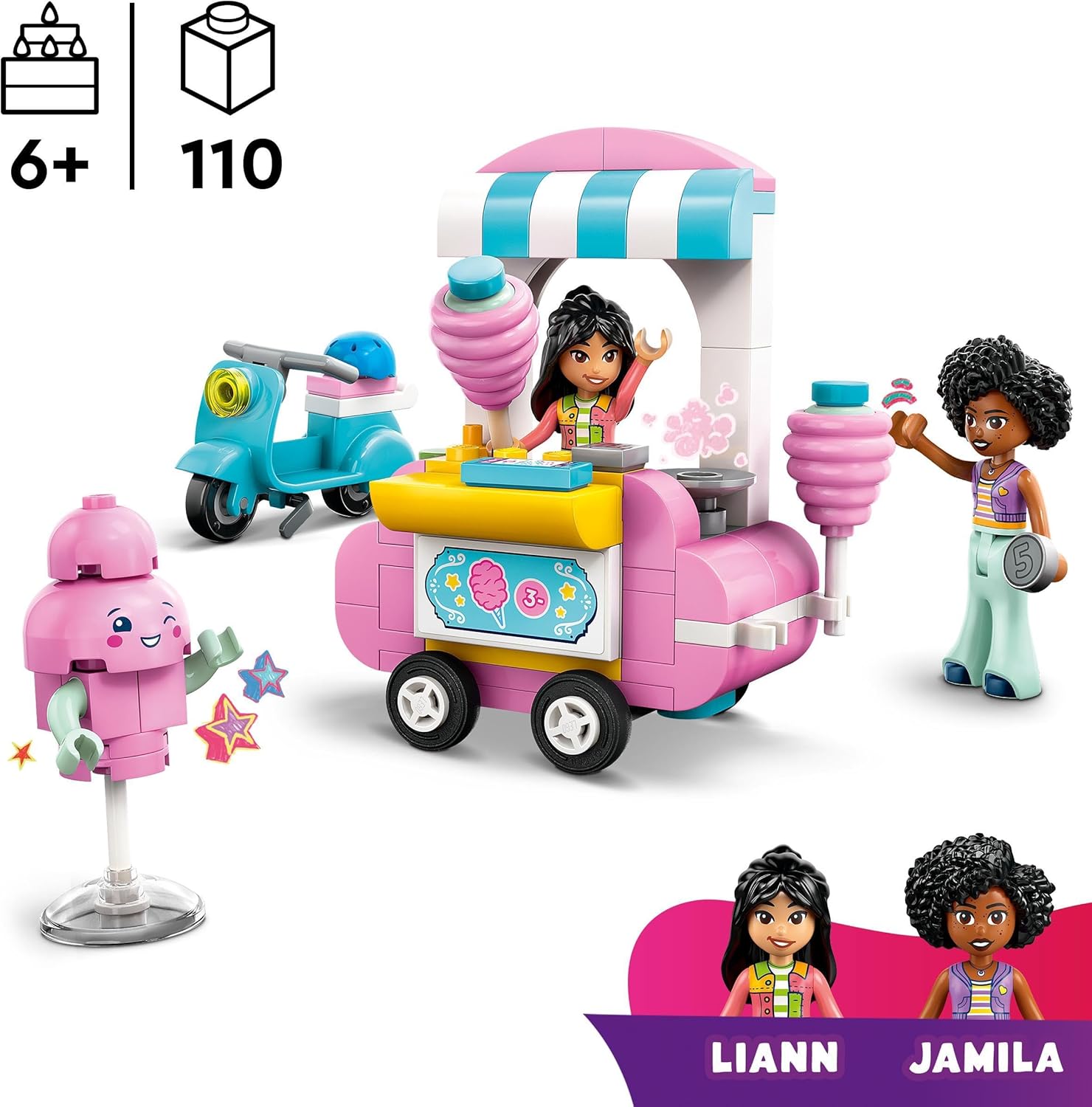 LEGO Friends - Cotton Candy Stand and Scooter - 42643