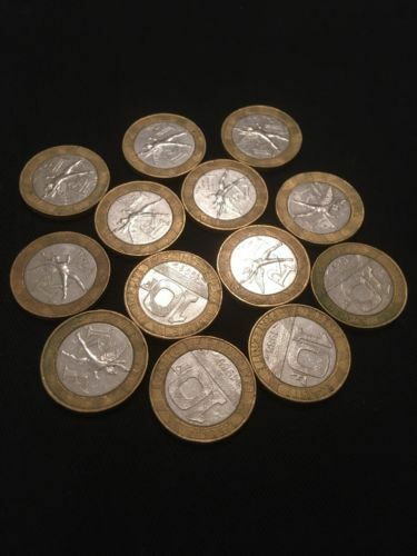 France 10 Francs Fraternite Coins - 8 x 1980's + 5 x 1990's (2755)