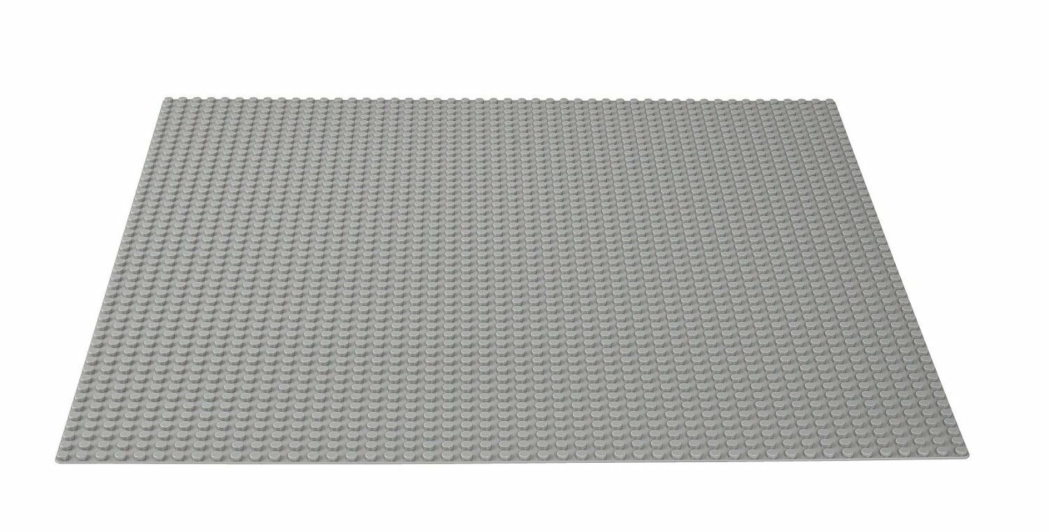 LEGO Classic - Baseplate Grey - 38cm Square - 48 x 48 knobs - 11024