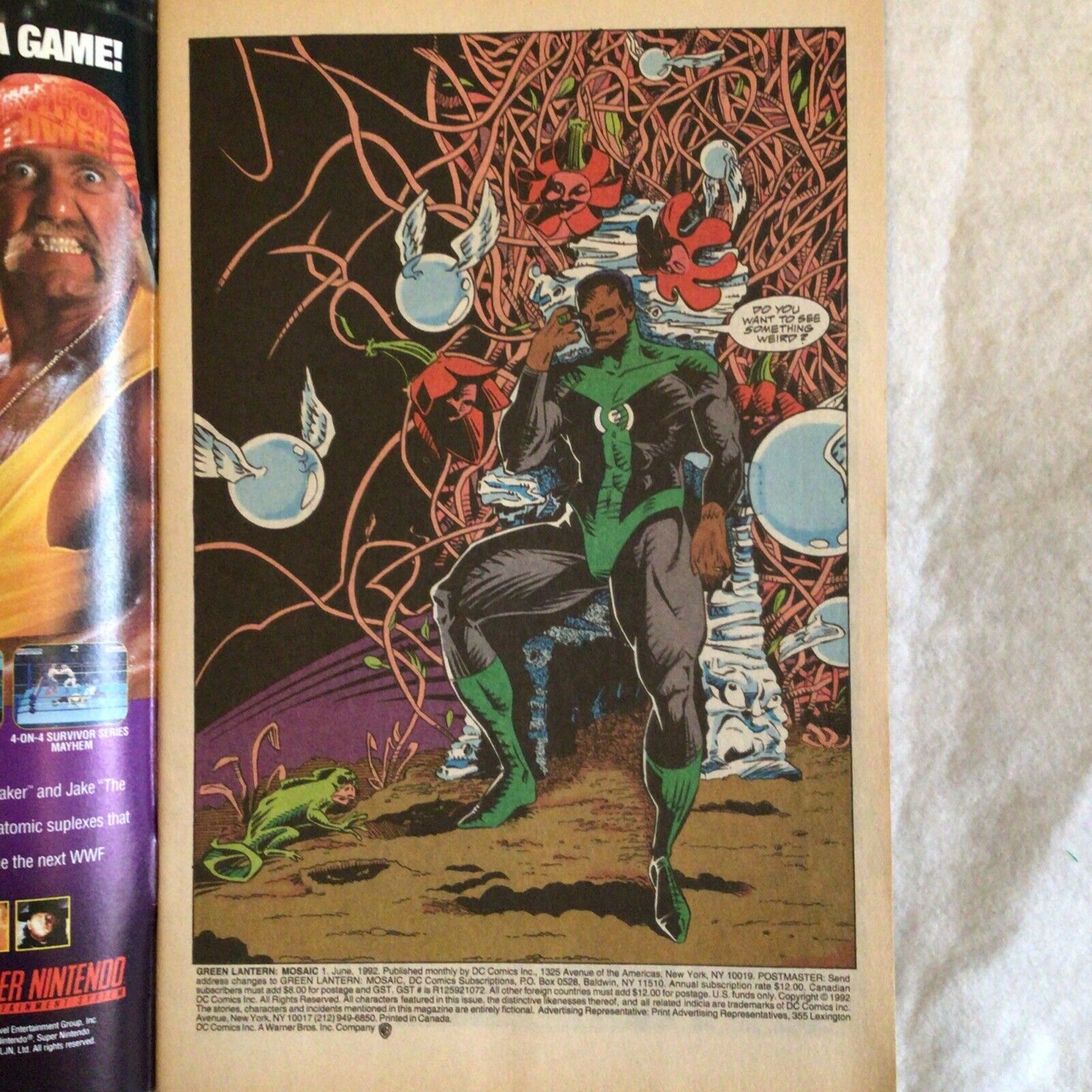 COMIC - DC Comics GREEN LANTERN Mosaic Vs CHAOS  - Jun 1992 - New York - (8854)