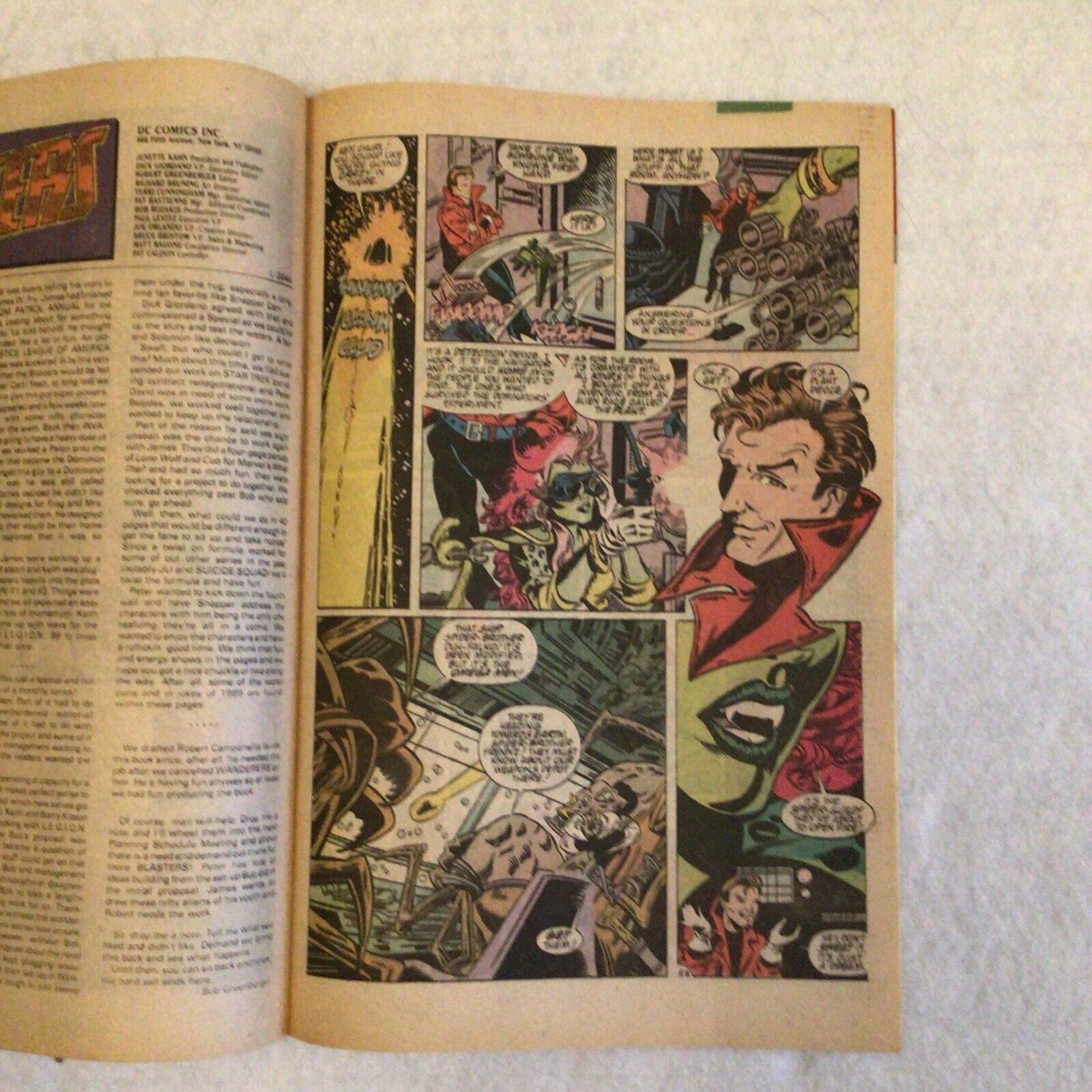 COMIC - DC Comics BLASTERS Special Edition - #1 1989  - New York - (8863)