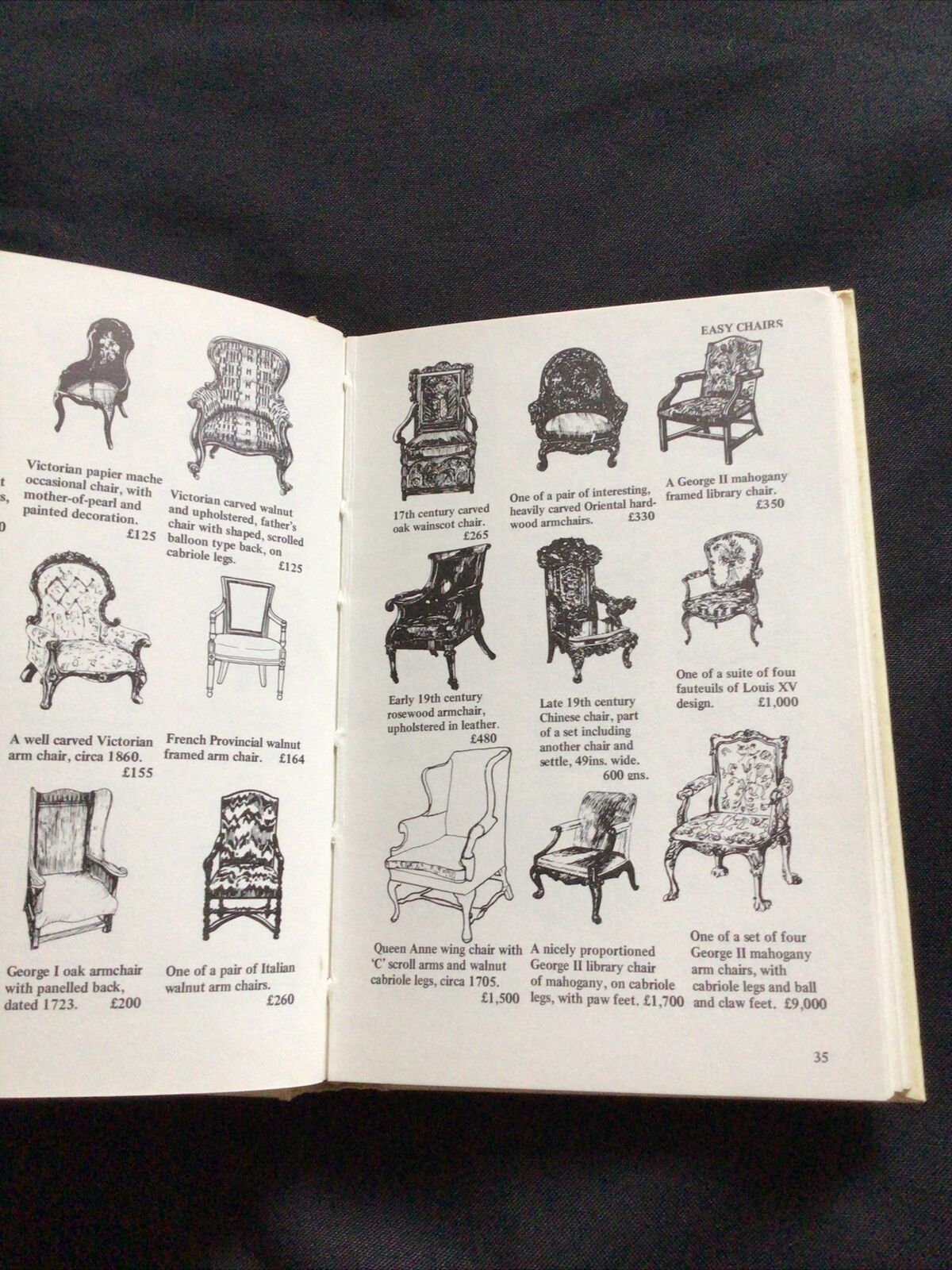 BOOK - Lyle pocket Antiques & Their Values 1976 - FURNITURE - (8574)