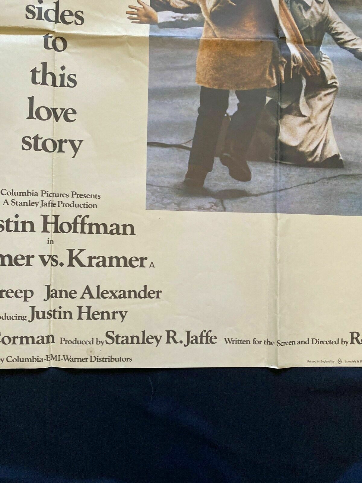 ORIGINAL UK QUAD POSTER - Kramer v Kramer - 1979 30" x 40" - (6565)