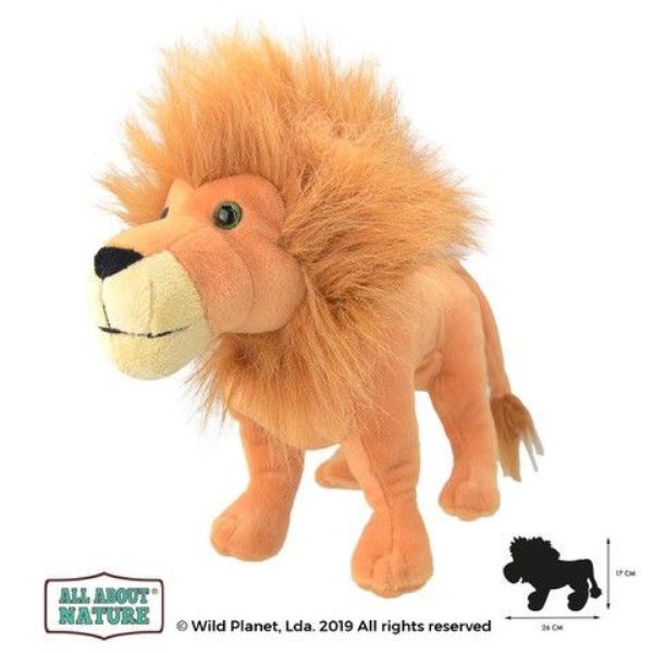 All About Nature Wild Planet - Soft Plush Age 0+ - LION 26cm - K7501