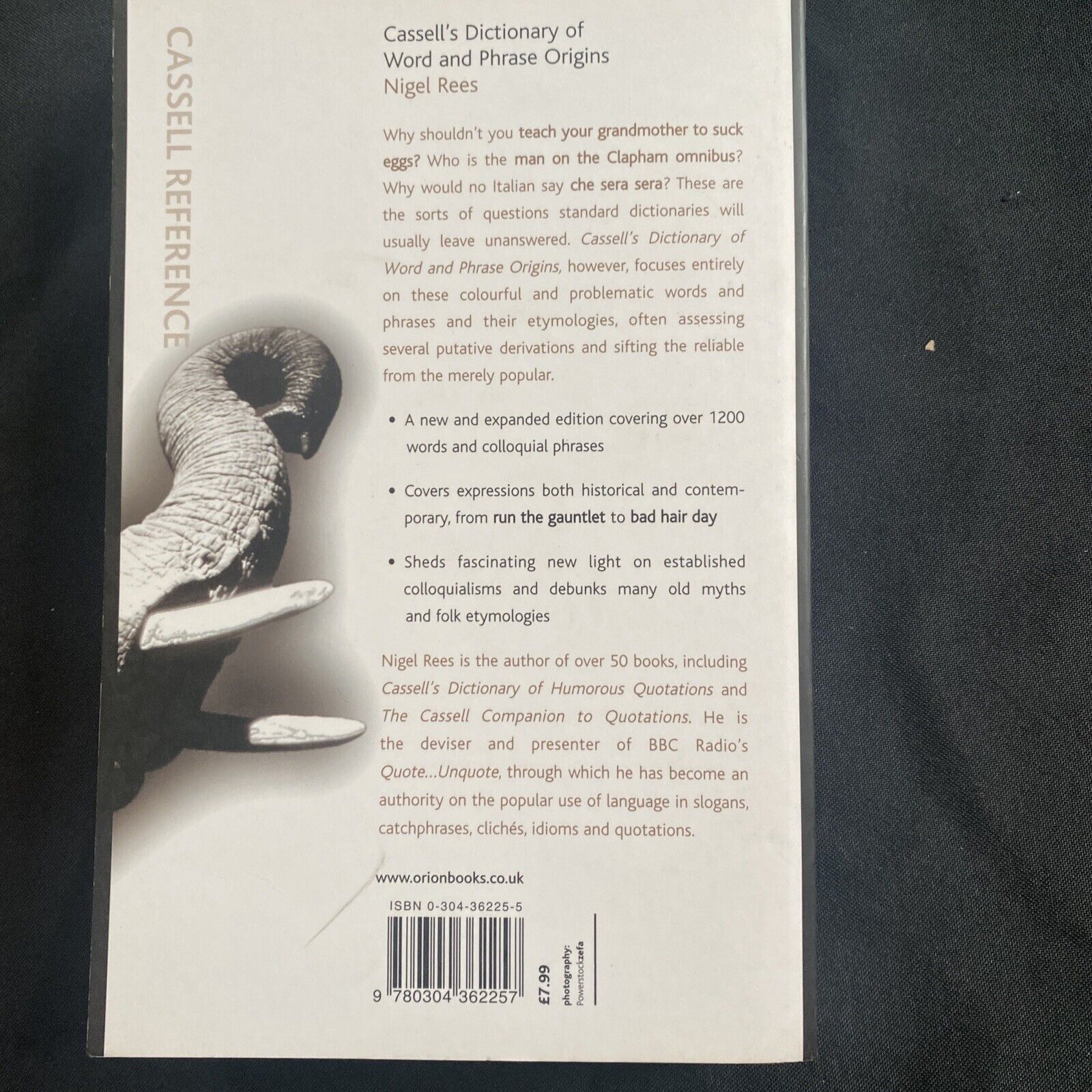 BOOK - Cassell's Dictionary of Word & Phrase Origins - (9669)