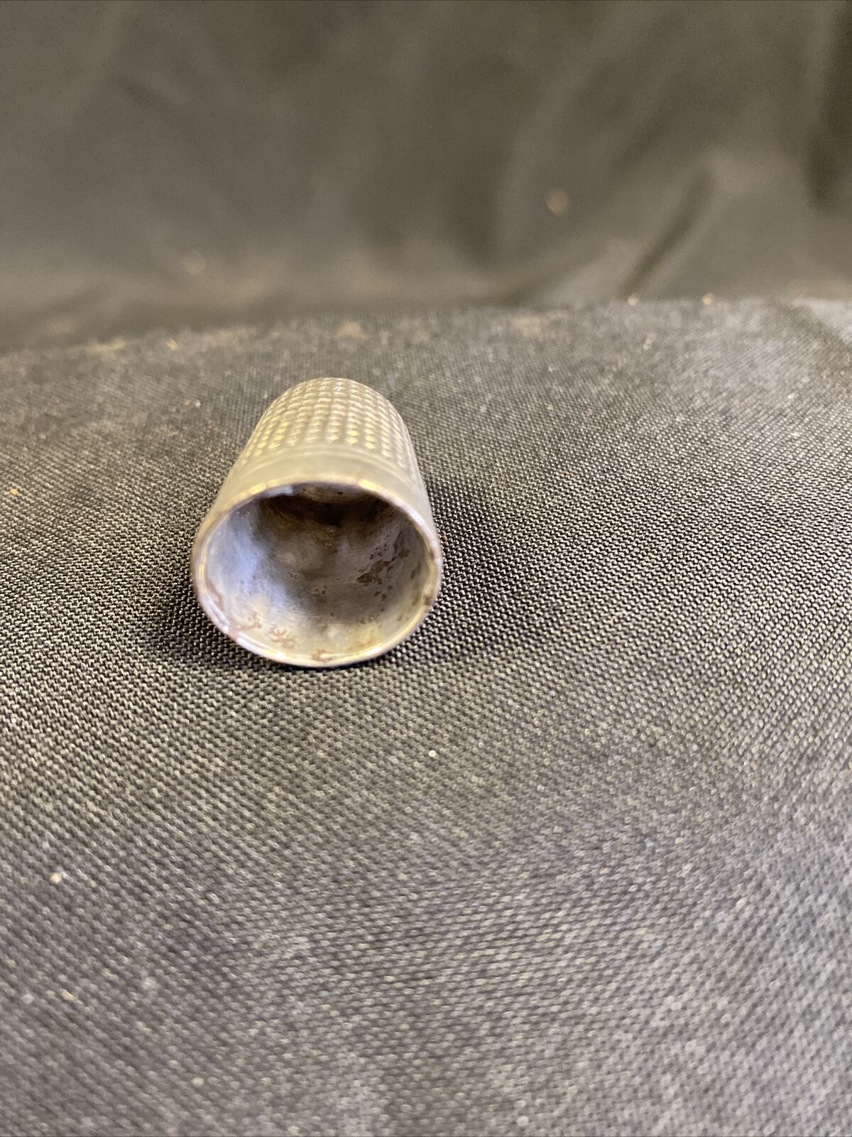 Charles Horner Dorcas Silver Thimble with Incorrect Patent # of RD73626 - (7932