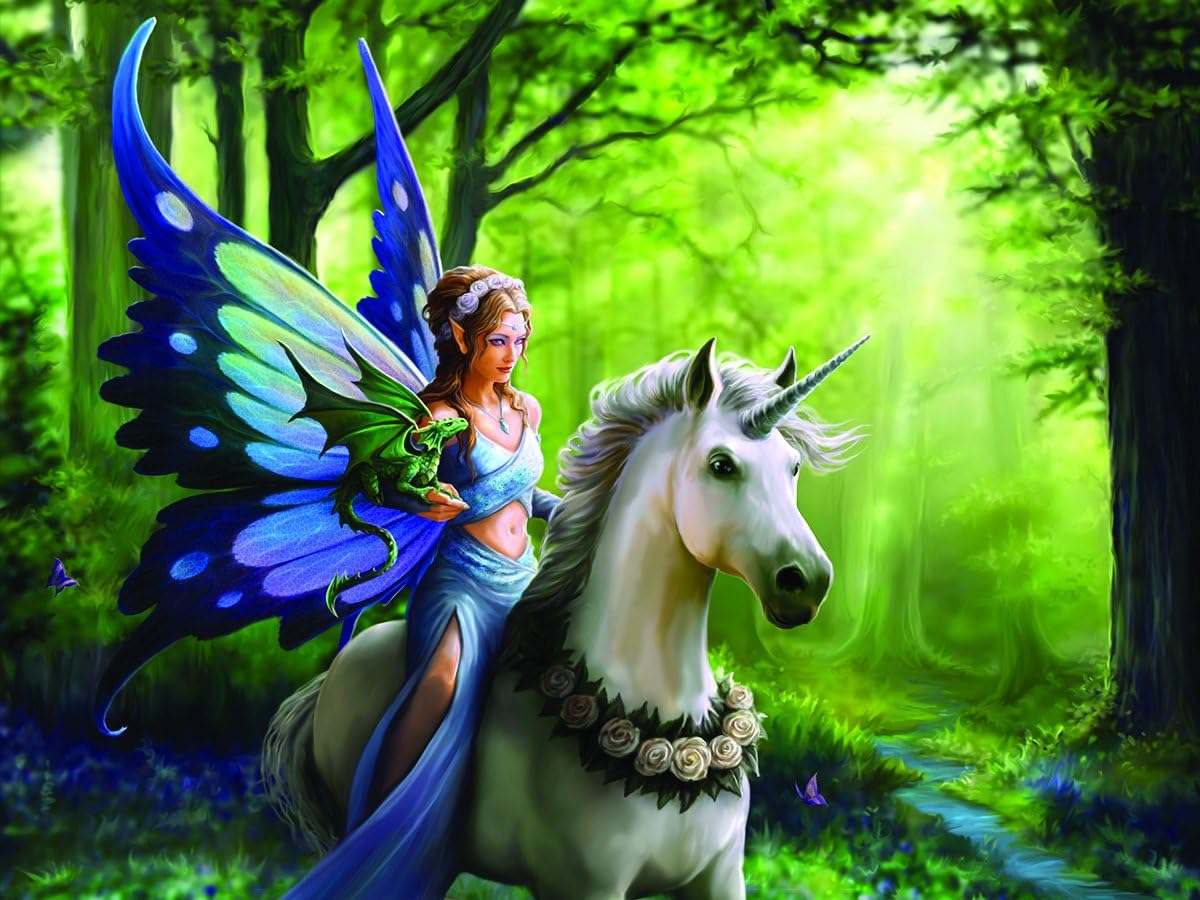 Jigsaw Puzzle 500 Pcs Prime 3D Anne Stokes - Realm of Enchantment